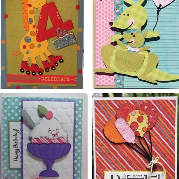 Cricut Set Birthday Bash 700 Images Scrapbook Cards & Birthday Decor - Picture 8 of 13